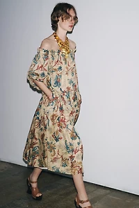 ZW COLLECTION RAMIE PRINT DRESS