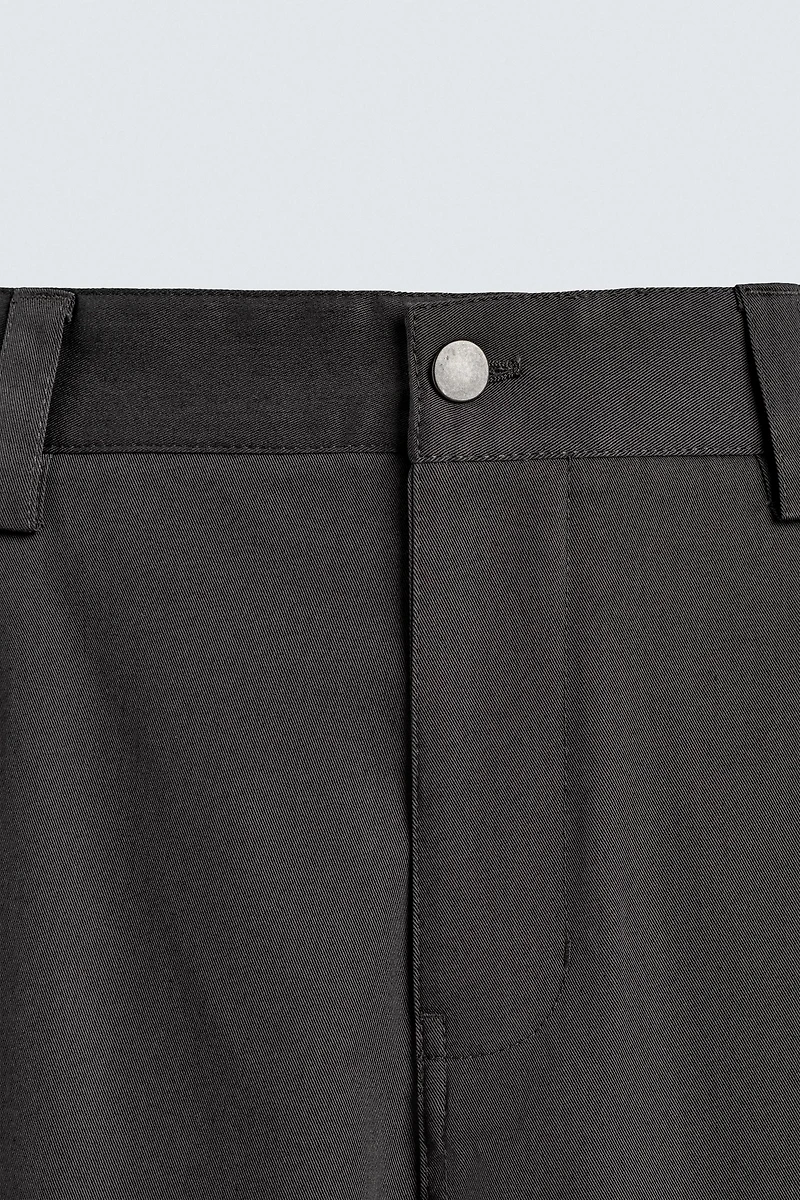 CROPPED WIDE FIT PANTS