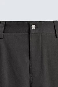 CROPPED WIDE FIT PANTS
