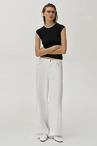 DOUBLE SHORT SLEEVE EFFECT T-SHIRT