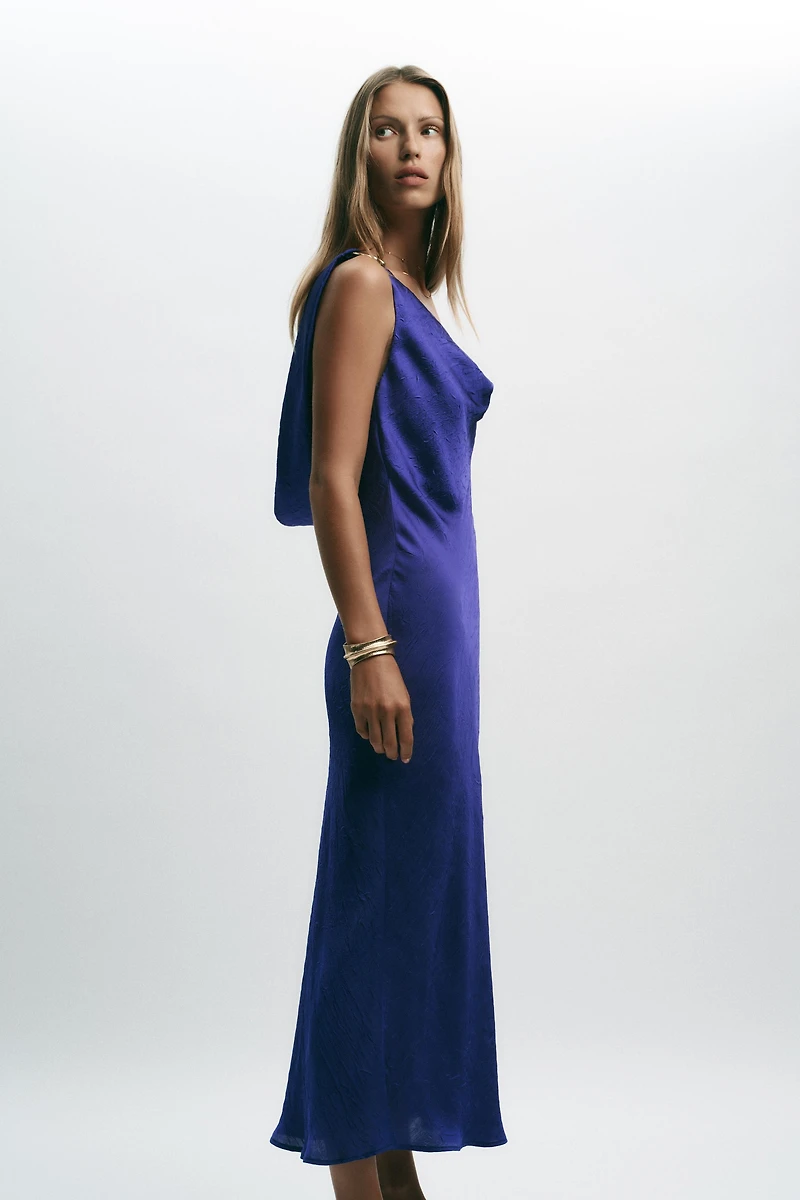 HARDWARE LINGERIE STYLE MIDI DRESS