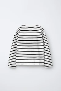 STRIPED HEART T-SHIRT