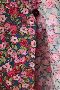 FLORAL PRINT ROMPER MADE WITH LIBERTY FABRIC