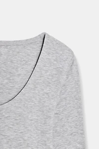 T-SHIRT À MANCHES LONGUES