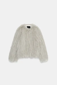 ZW COLLECTION FAUX FUR COAT