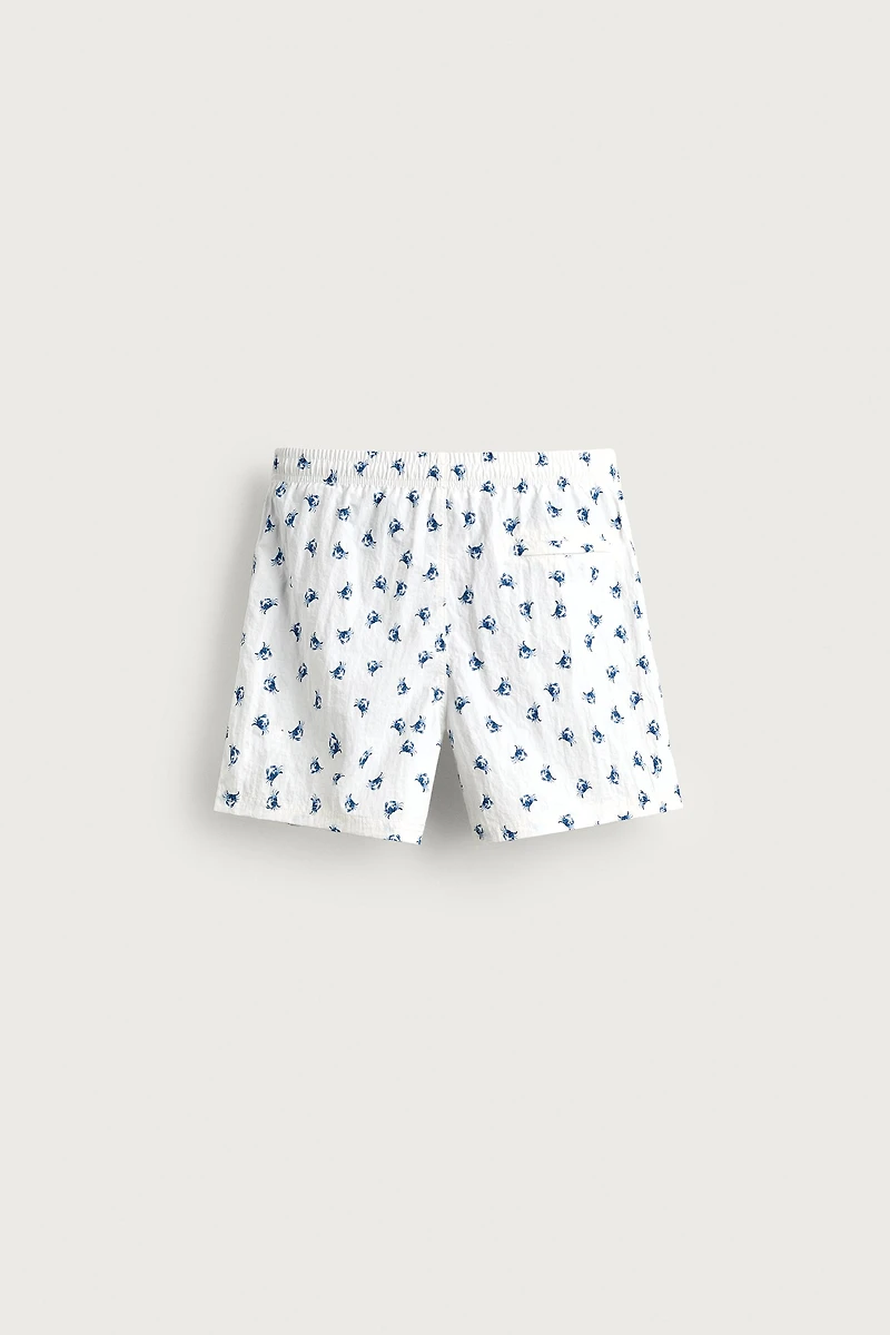 CRAB PRINT SWIMSUIT