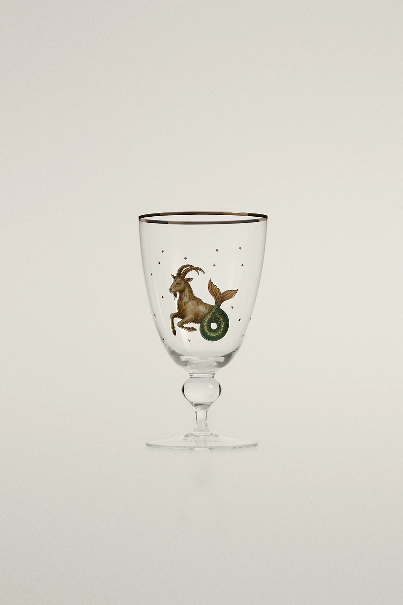 CAPRICORN ZODIAC GLASS | MARISA BERENSON