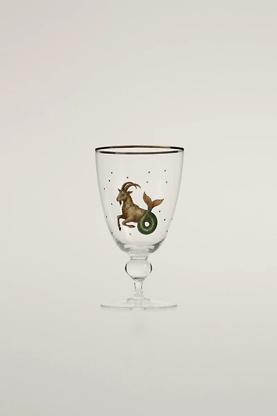 CAPRICORN ZODIAC GLASS | MARISA BERENSON