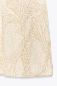 HALTER JACQUARD DRESS