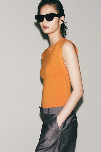 COTTON BLEND T-SHIRT