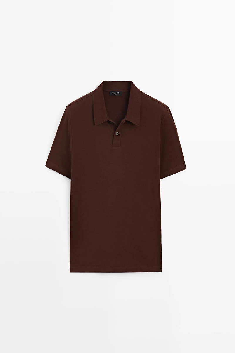 100% cotton short sleeve polo shirt