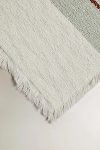 STRIPED COTTON LINEN BLANKET