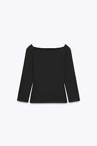 BOAT NECK T-SHIRT