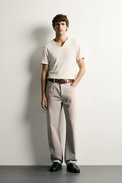RELAXED ANKLE FIT JEANS