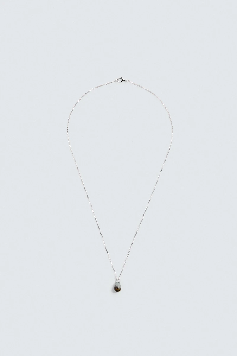 STONE PENDANT NECKLACE
