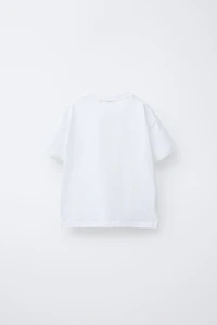 T-SHIRT À POCHE CŒUR EN CROCHET