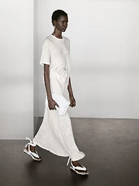 T-shirt oversize couture apparente