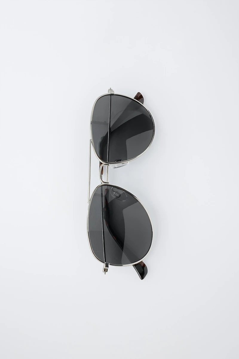 METAL AVIATOR SUNGLASSES