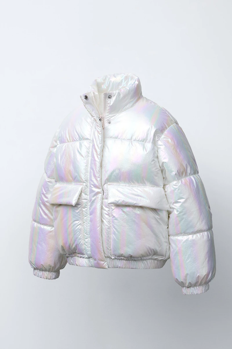 SHINY FINISH PUFFER JACKET