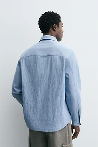 TEXTURED POCKET SHIRT