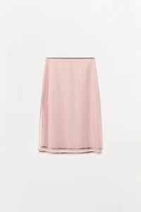 ORGANZA MIDI SKIRT