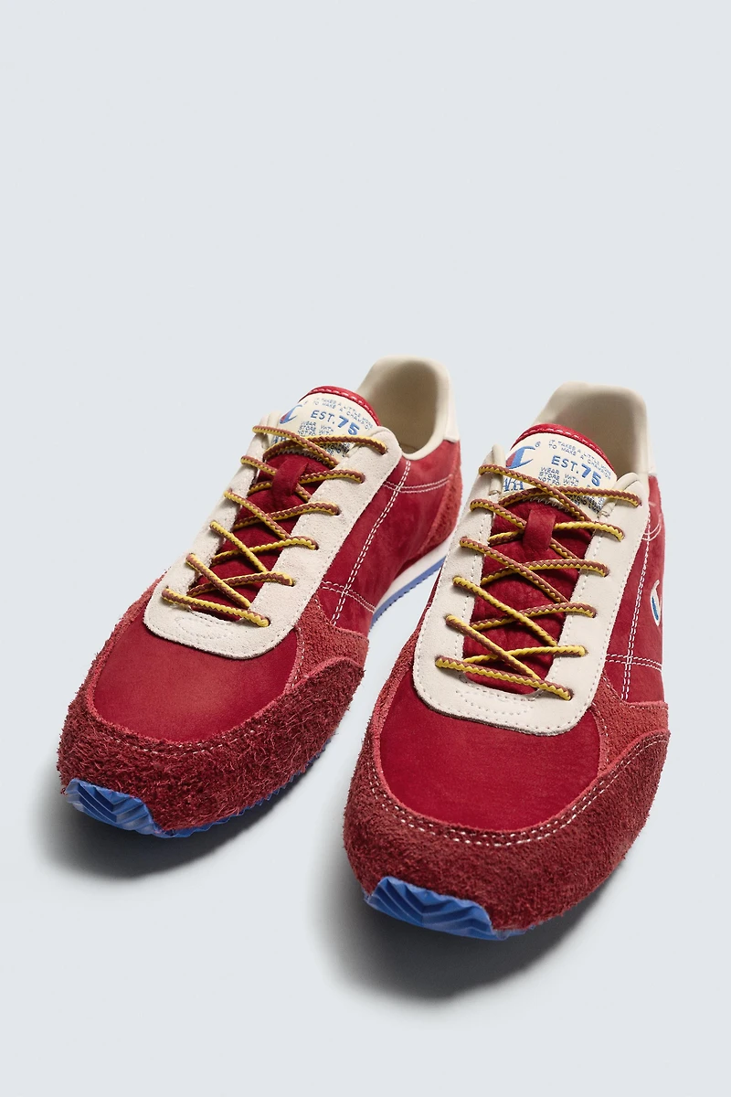 CHAMPION ® X ZARA LEATHER SNEAKERS