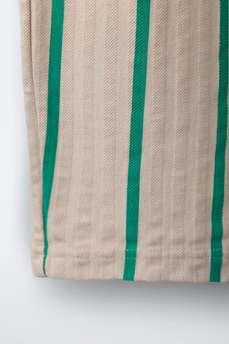 PANTALON STRUCTURÉ À RAYURES