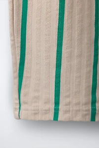 PANTALON STRUCTURÉ À RAYURES