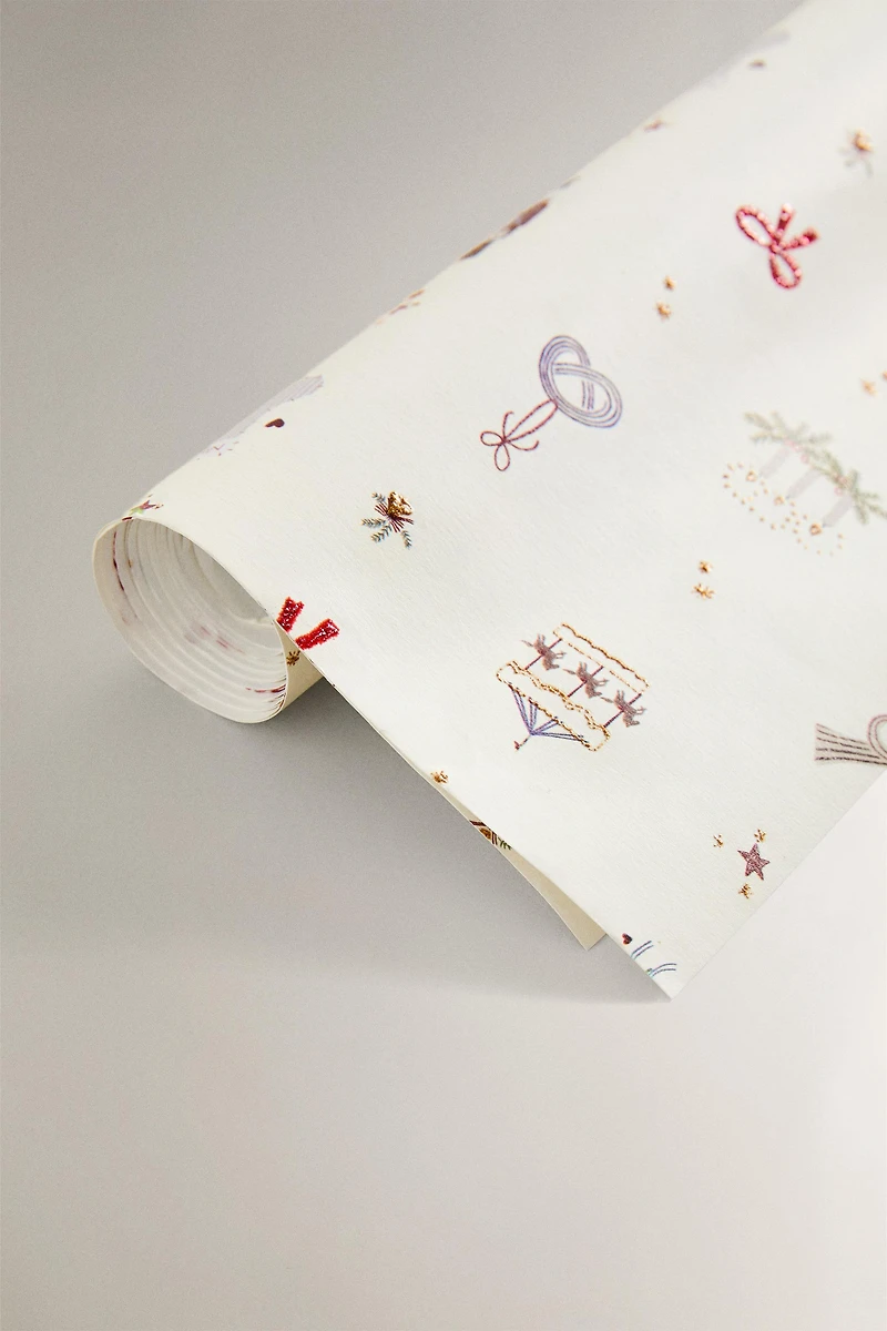 PAPIER CADEAU MOTIFS DE NOËL