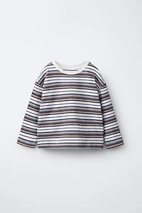 THREE-PACK OF STRIPED AND PLAIN T-SHIRTS