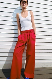 ZW COLLECTION POPLIN PANTS