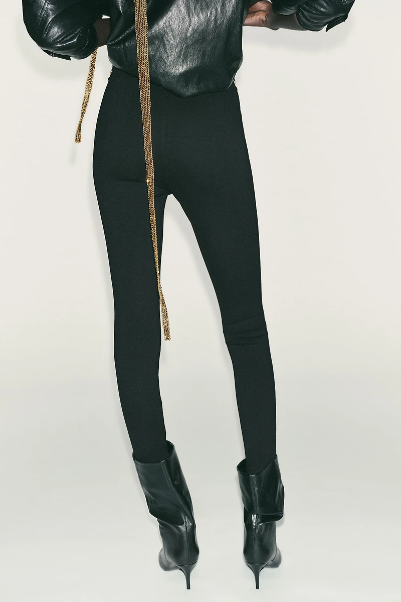 GOLD BUTTON LEGGINGS