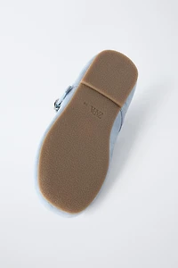 LEATHER BALLET FLATS