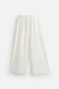 TEXTURED RELAXED FIT PANTS
