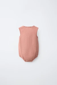 BODY CROISÉ TEXTURE DENTELLE