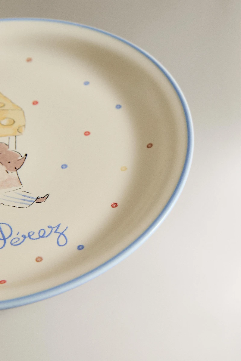 KIDS' CERAMIC MR. PÉREZ PLATE