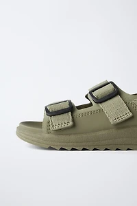 BUCKLED SANDALS