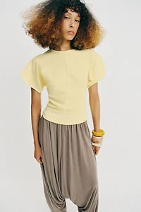 BALLOON SLEEVE TOP