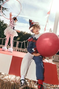 DÉGUISEMENT COMBINAISON CLOWN TEXTURÉ