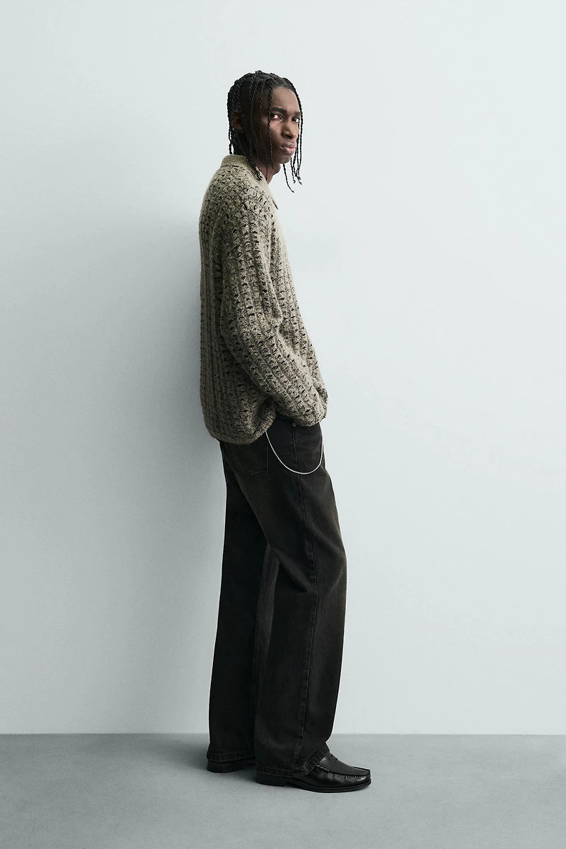 GILET EN MAILLE STRUCTURÉE