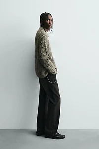 GILET EN MAILLE STRUCTURÉE