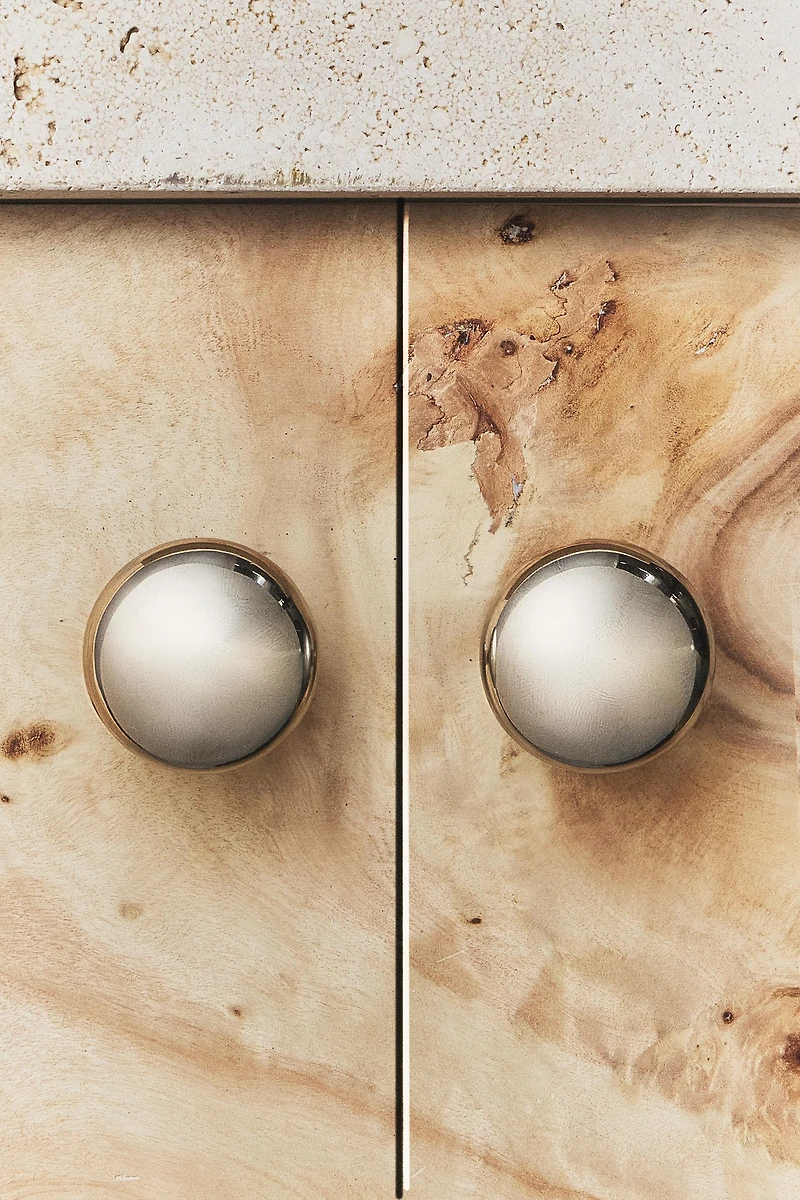 PACK OF ROUND METAL KNOBS (PACK OF 2)
