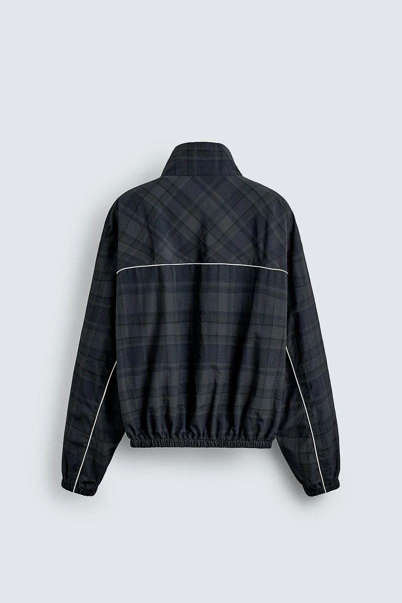 CONTRAST CHECK TECHNICAL JACKET