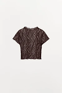 LACE CROP TOP