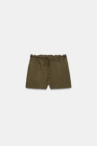 ZW COLLECTION JACQUARD STRIPED SHORTS