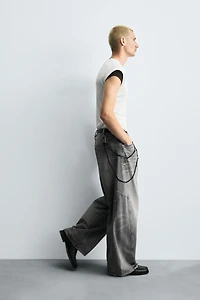 TWISTED SEAM BALLOON FIT JEANS