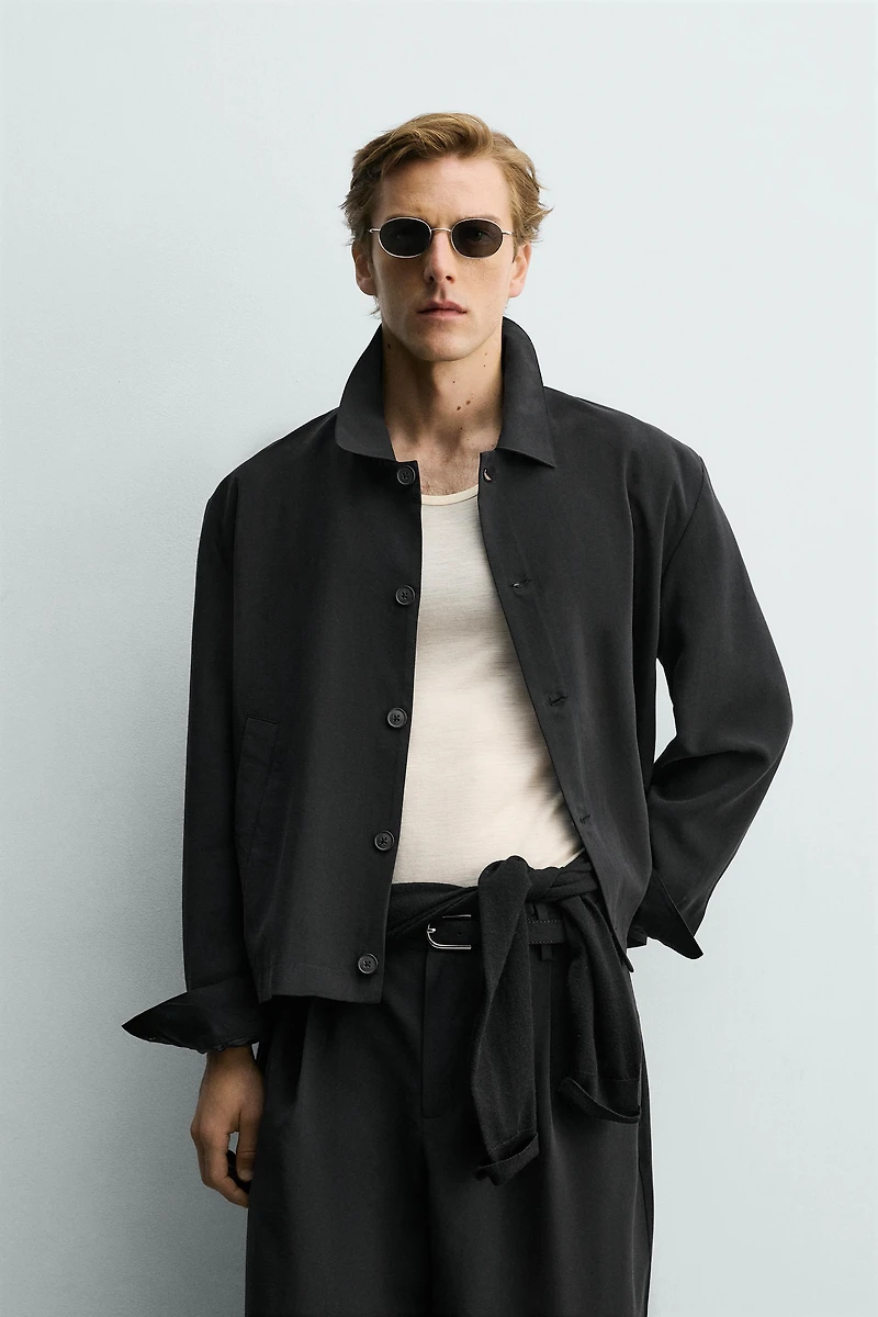 FLUID BOXY FIT OVERSHIRT