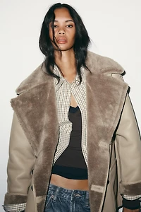 MANTEAU RÉVERSIBLE DOUBLE FACE