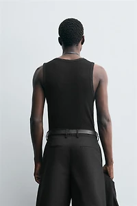 RIBBED TANK TOP
