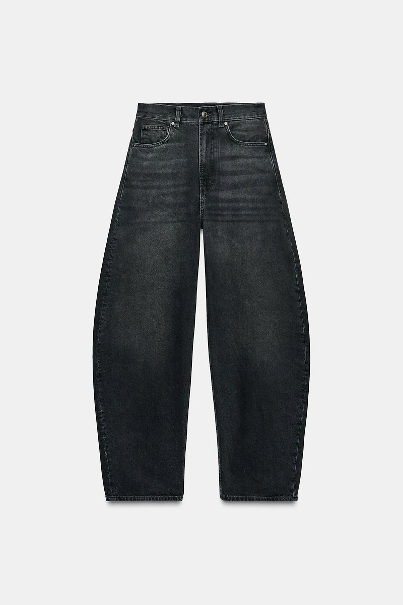 ZW COLLECTION BARREL HIGH WAIST JEANS